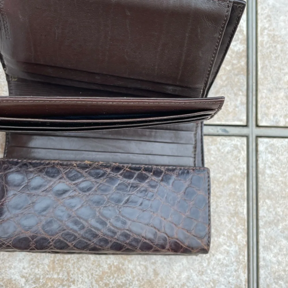 BD Jeffries Alligator wallet